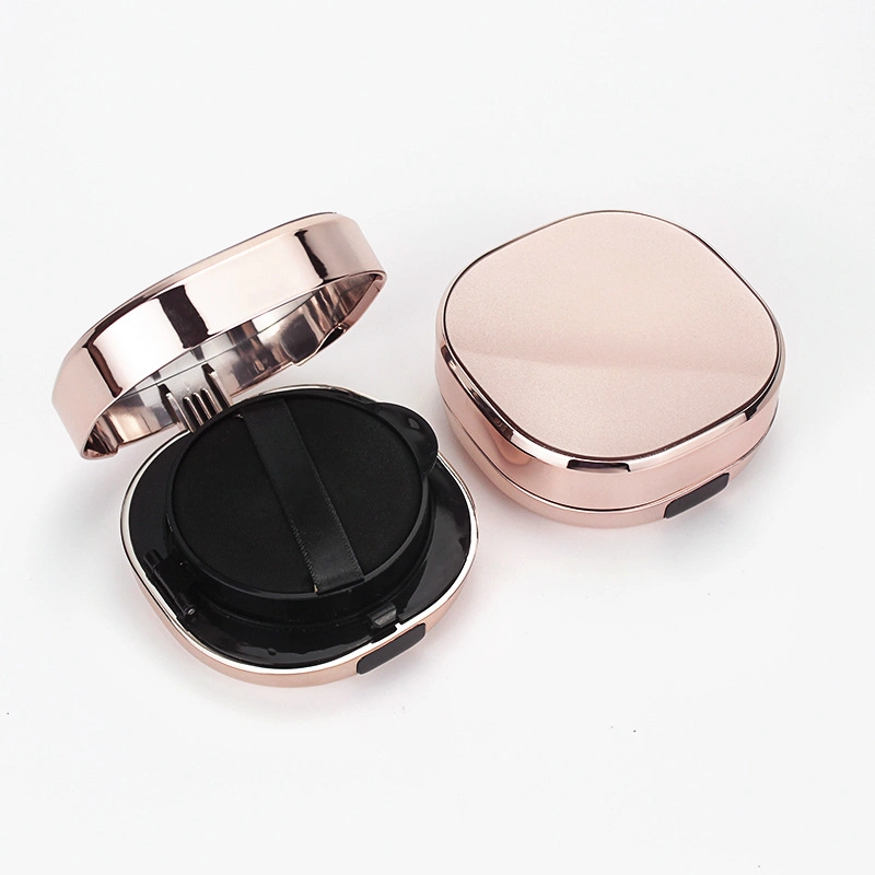 Factory Spot 15g Square Air Cushion Box Rose Gold Spray -Plated Shell Concealer Inner Bile Replacement Bb Cream Packaging Material